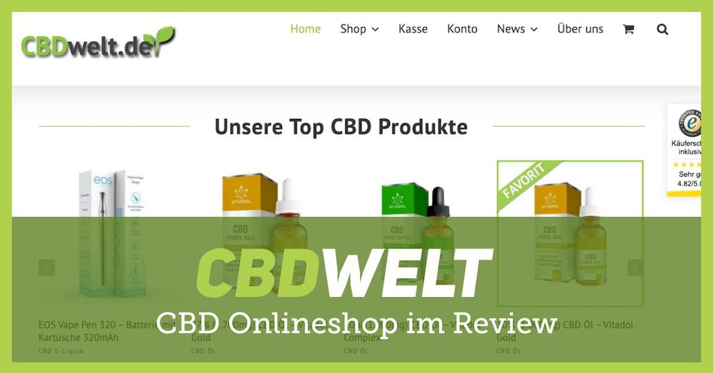 CBDwelt: Grosser Marken Onlineshop für CBD Produkte
